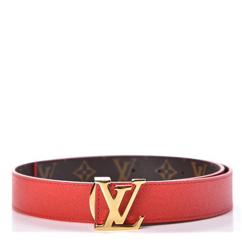 red louis vuitton belt cheap